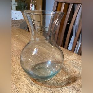 Hand Blown Glass Vase Made In Mexico